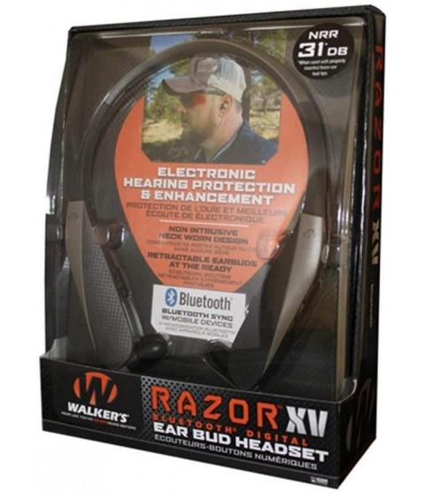  Razor XV Bluetooth Retractable Hunting Ear Bud Muff Headset (4 Pack)