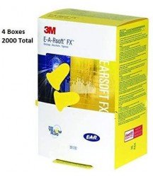  E-A-Rsoft FX Earplug Uncorded Rapid Release Dispensing Box,2000 pair/case,