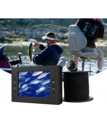 ZY Fishing Camera with Video Function Waterproof HD Fishfinders 3.5 Inch Monitor Infrared Fish Finder Rechargeable Portable Underwater Smart Fishing Gear