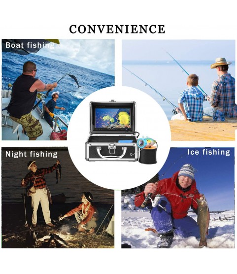 Anysun Underwater Fish Finder - Professional Fishing Video Camera with 7
