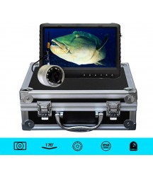 ZY Anchor Fish Finder Underwater Camera 7 Inch HD DVR Recording Display Portable Visual Fishing Device with 12Pcs Highlight LED 170 Wide Angle Lens