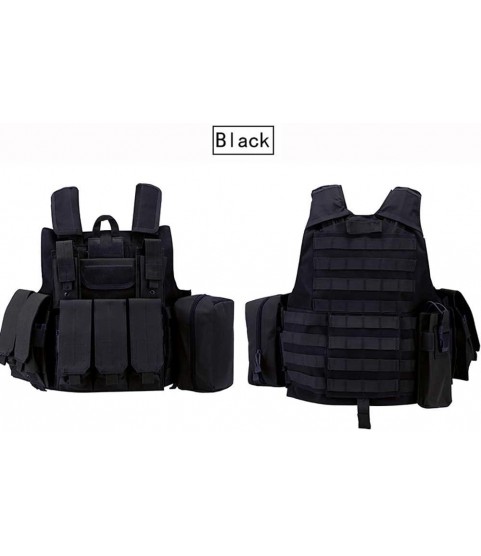 ANKIKI Military Tactical Vest 600D Oxford Cloth Waterproof Training Vest,CS Jungle Game and Outdoor Activities Chest Protection