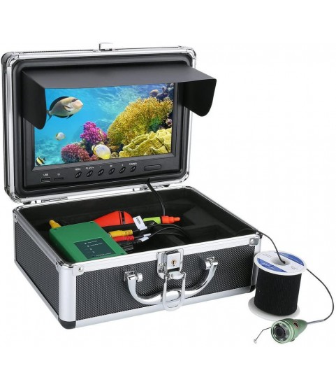 9 inch Color Digital LCD 1000TVL Fish Finder HD DVR Recorder Waterproof Fishing Video Underwater Fishing Camera