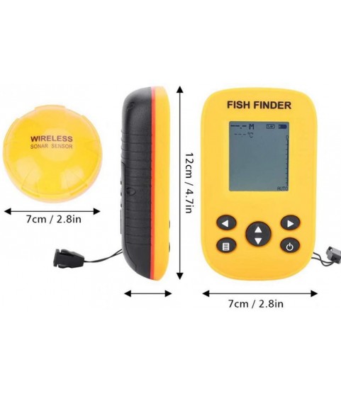 ZY Wireless Fishfinder Bluetooth Smart Sonar Fish Detector Visual Fishing Finders Waterproof HD Fishfinders Portable Underwater Intelligent Fishing Gear