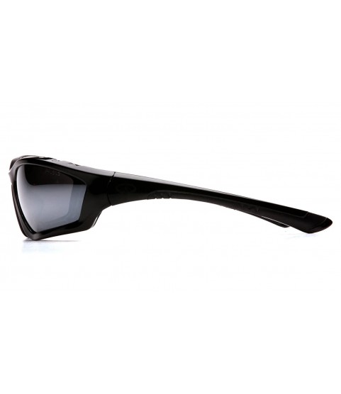 (12 Pair) Pyramex Accurist Glasses Black Padded Frame/Silver Mirror Lens (SB8770DP)