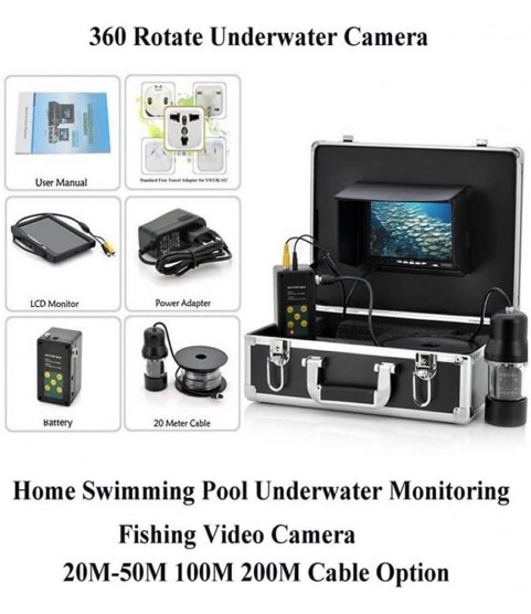 Anysun Underwater Fishing Camera with a 1/3 Inch, 7