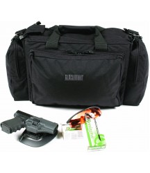 BLACKHAWK 80SB06BK Enhanced Pro Shooters Bag, Black