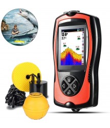 ZY Sonar Fish Finder HD Color Screen Visible Portable Fishfinder, Sonar Sensor Transducer Depth Finders for Kayak Ice/Sea/Canoes Fishing