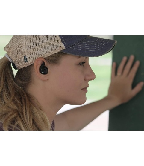  Silencer Digital Earbuds, Sound Activated Compression, NRR25dB, Dynamic Wind Reduction