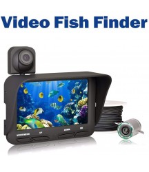 YTBLF Underwater Fishing Camera, Dual-Lens 2.0 Megapixel Night Vision, 1280x720 IPS 4.3-inch Screen for Ice, Lake, Boat, Sea Fishing (20m)