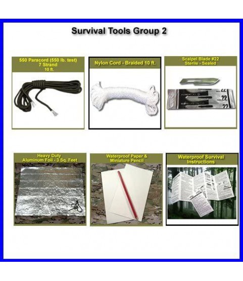 Escape & Evade Tactical Military Survival Kit