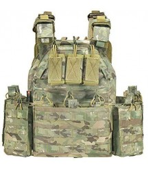 Armiya Mens Molle Tactical Military Chest Rig Law Enforcement Work Vest Combat Condor Security Training Tool Pouch for Outdoor  CS Game Airsoft Climbing Hiking