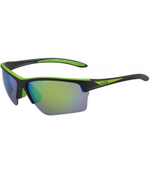 Bolle Flash Sunglasses Matte Black/Green, Multi