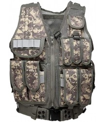 ANKIKI Military Tactical Vest Oxford Cloth Waterproof Multifunction CS Modular Vest,Jungle Game Combat and Outdoor Activities Armor Proof Vest