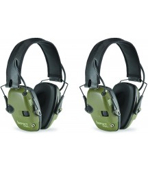  by Honeywell R-01526-PK2 2-Pack Impact Sport Sound Amplification Electronic Earmuff, Classic Green (R-01526-PK2), Classic Green