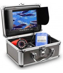 ZY Fish Finder Visual Intelligent HD Underwater Camera IR and White Double Lights Fishing Artifact with Portable 7 Inch HD Color Display