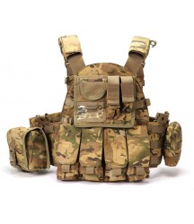 DLYDSS Camouflage Tactical VestOutdoor Modular Chest Set for sMOLLE Assault Vest - for Game Hunting Camping Hiking