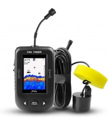 Fish Finders Portable, 9m Cable Sonar for Fishing Tools Echo Sounder Fishing Finder Colorful LCD Ice/Sea Fishing