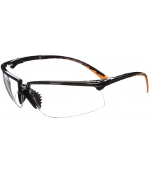  Privo Protective Eyewear 12261-00000-20 Clear Anti-Fog Lens, Black Frame