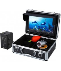 Eyoyo Portable 9 inch LCD Monitor Fish Finder 1000TVL Fishing Camera Waterproof Underwater DVR Video Cam 15m Cable 12pcs IR Infrared LED for Ice,Lake and Boat Fishing (Renewed)