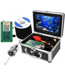 Fishing Camera, Snorkeling Camera, 10.1in 1000TVL HD 98.4ft WiFi 6LED 165 Wireless IP68 Underwater Camera(US)