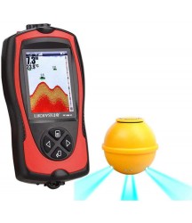 Z-XFY Wireless Fish Finder, Wireless Sonar Marine Marine Fish Alarm Sonar Induction HD Underwater Fish Detection Outdoor Intelligent Fishing Gear