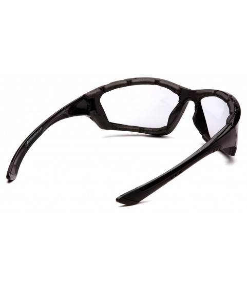 (12 Pair) Pyramex Accurist Glasses Black Padded Frame/Light Gray Anti-Fog Lens (SB8725DTP)