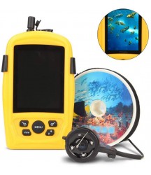 ZY Fish Finder Underwater Camera HD Color Screen Visible Portable Fishfinder,Rechargeable Waterproof Probe Depth Finders