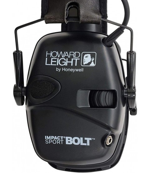  Impact Sport Bolt Digital Electronic Shooting Earmuff, Black