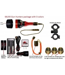 Sniper  Lights 66LRX  Hunters Package with 3 Colors