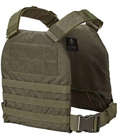 Chase TacticalQuick Response VestLightweight,Fully Adjustable, Quick Release  Bottom Load  MOLLE Webbing  forMilitary, Law Enforcement,Combat TrainingUnisex