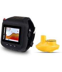 WXLSQ Fish Finder, Watch Type Fish Finder, Wireless Sonar Visual high-Definition Detector, Intelligent Waterproof Device, Used in sea, ice Fishing, Kayaking