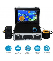 Eyoyo 9 inch Fish Finder Underwater Fishing Camera 50M 1000TVL CAM Infrared IR LED Lights w/Remote Control