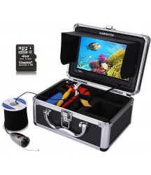 Fish Finders Portable DVR, Underwater Fishing Video Camera Kit with 7 Inch Color Monitor for Ice Fishing Kayak Lake Sea Boat, with Cable