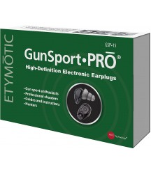 Etymotic sportPRO Earplugs, Electronic Hearing Protection Designed for Hunters, Shooters and  Enthusiasts, 1 pair, Black