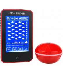 Fish Finders Underwater Wireless Depth Sounder, Portable Smart Touch Screen Sonar Fishfinder for Lake Sea Fishing