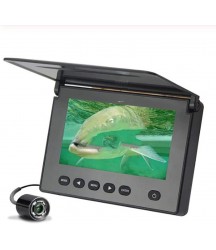 WOTR Underwater Fishing Camera, Portable Fishing Finder Camera HD1000 TVL Infrared LED Waterproof Camera with 4.3