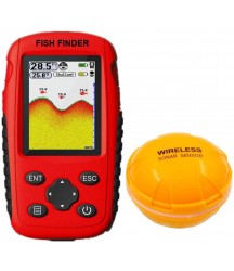 ZHEN Fish Finder Portable Wireless Bluetooth Sonar Sensor Fish Finder Fish Finder Smartphone Tablet for Sea Lake Fishing Ice Measuring School of Fish and Depth