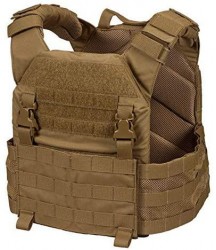 Chase Tactical Lightweight Operational Vest  Fully Adjustable,  Pouches, Vertical Clips  Velcro Area for Placards - for Military, Law Enforcement, Combat Training