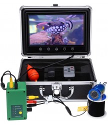 Eyoyo 9 inch Monitor 15M 1000TVL Fish Finder Underwater Fishing Camera 15pcs White LEDs 15pcs Infrared Lamps Lake River Ocean Fishing