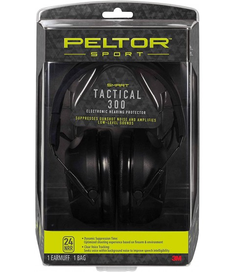  Sport Tactical 300 Electronic Hearing Protector, Ear Muffs