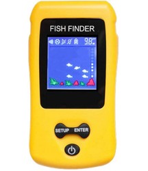 ZHEN Fishfinder 100M / 328ft Portable Angeln Sonar Sensor Verkabelt LCD Tiefe Finder Echolot Fish School Detector