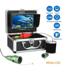 XNJHMS Visible Fish Finder Camera 7'' HD 1000TVL Waterproof Underwater Fishing Camera 6 PCS White LED for Sea Fishing