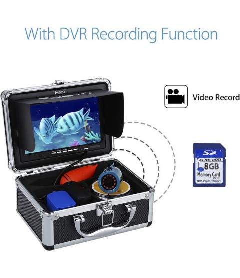 Eyoyo Original 50M 1000TVL HD CAM Professional Fish Finder Underwater Fishing Video Recorder DVR 7