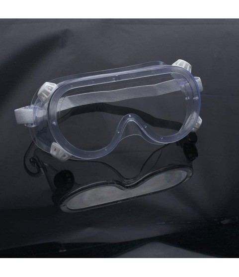 10pcs Wraparound Eye Sealed Goggle,breathable Safety Protective Goggles Anti-fog Dustproof Glassess Splash Medical Surgical Goggle Transparent