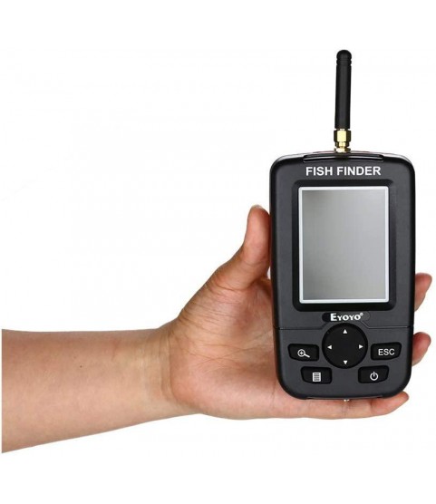 Eyoyo 45M Handheld Fishfinder Wireless Sonar Sensor River Fishfinder Waterpoof 2.8