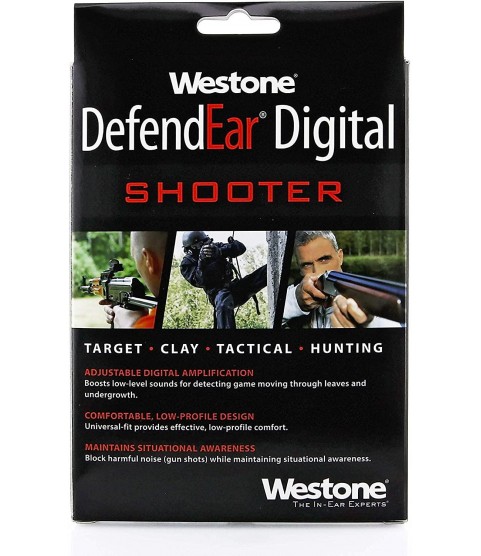 Westone DefendEar Digital Shooter Hearing Protection Ear Plugs, 78346