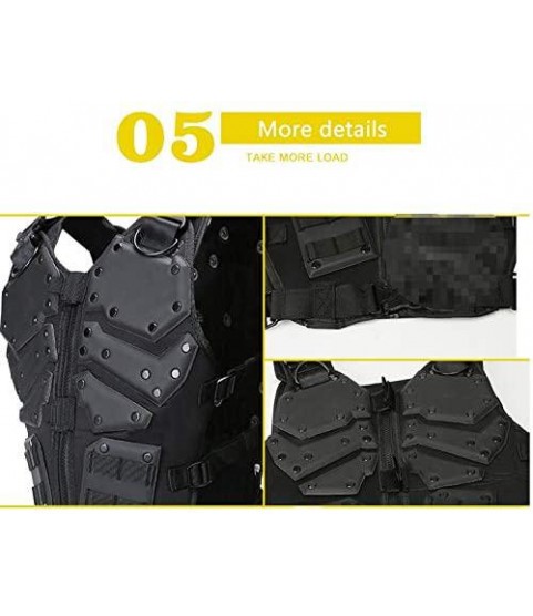 Airsoft MOLLE System Tactical Vest - High-Strength EVA Protective Board - Outdoor Combat, Mission, Military Fans
