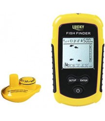 Comebuywide MonkeyClimb Lucky FFW1108-1 Alarm Sonar 40M/130FT Depth Wireless Fish Finder Sea Lake Fishing Tool