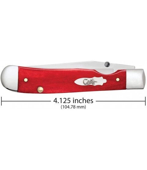 Case Cutlery CA60544 Kickstart TrapperLock Assisted Opening Red